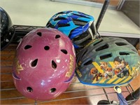 3 PC KIDS HELMETS