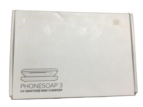 PhoneSoap 3 UV Sanitizer and Charger | White