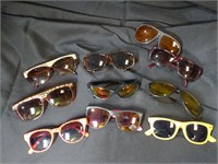 Lot of 9 Classic Sunglasses