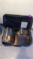 SUITCASE WITH 3 CBS, MANUALS, MISC