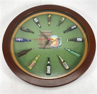 Beer wall clock