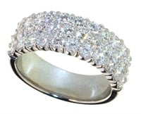 Platinum 2.03 ct Natural VVS Diamond Ring