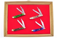 Hen & Rooster Peanut Showcase 4 PC Knife Set