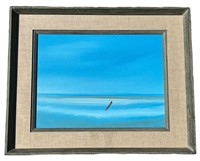 ATMAR Surrealist Ocean Scene on Canvas