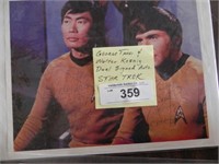 Star Trek's George Takei & Walter Koenig Signed