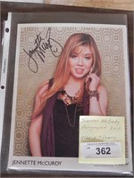 Jennette McCurdy autographed 8x10 Photo