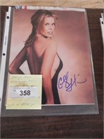 Cheryl Hines autographed 8x10 with C.O.A.