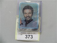 Star Wars Billy Dee Williams signed card w/C.O.A.