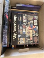 Lot with a box with miscellaneous books including