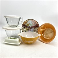 Tray- Pyrex, Fire King Peach Luster, Pampered Chef