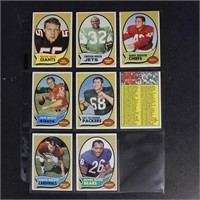 1970 Topps Football Cards 23 different in 9 sleeve