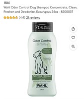 Wahl Odor Control Dog Shampoo  Deodorize,  24oz