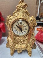 24k Gold La Mieux China Clock