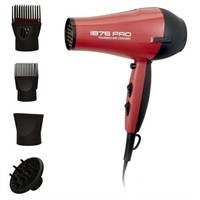 KISS Red Ceramic Hair Dryer  4 Attachments  1875W