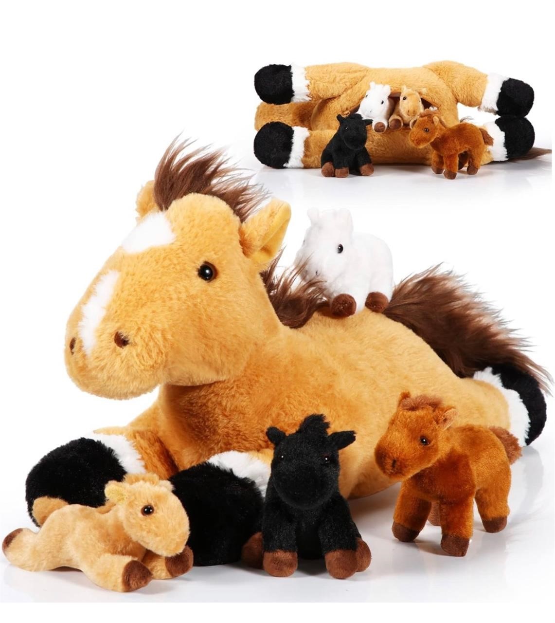 Lenwen Stuffed Mommy Horse