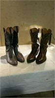 Two pairs of boots size 12D