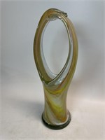 Murano Art Style Swung Vase 13”