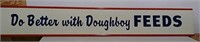 SS Enamel Doughboy Feeds sign