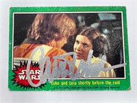 Autograph COA Star Wars Trading Card