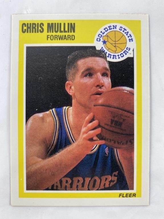 1989 Fleer HOF Chris Mullin Card