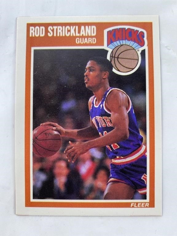 Rookie Card 1989 Fleer Rod Strickland