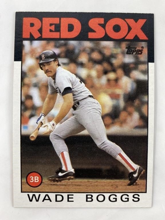 1986 Topps HOF Wade Boggs Card