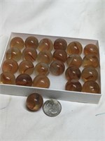 24 Classic Shooter Size Marbles, 7/8"