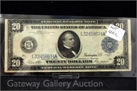 $20 Federal Reserve Note -