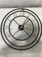 24IN RETRO WALL CLOCK - MISSING SECOND HAND