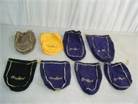8 count Crown Royale Flannel Pouches