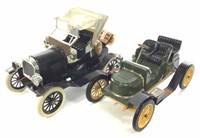 (2) Vintage Car Style Liquor Decanters