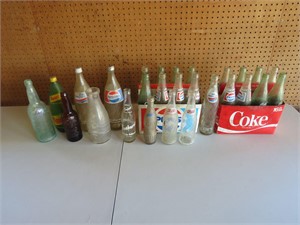 (27) Vintage Bottles-Pop, Milk Bottle & More
