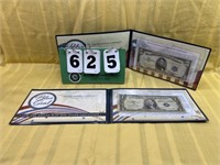 $1 & $5 Blue Seal Silver Certificates