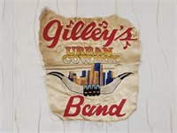 GILLEY'S URBAN COWBOY BAND EMBROIDERED FABRIC...