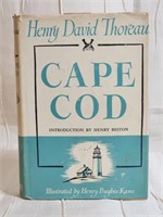 HARDCOVER BOOK "CAPE COD" BY HENRY DAVID THOREAU