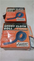 2 Rolls of Emery Cloth 50 & 80 Grid