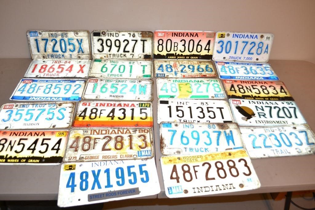 22 License Plates