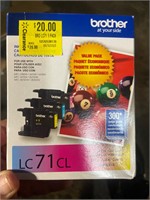 Brother LC71CL ink cartridges