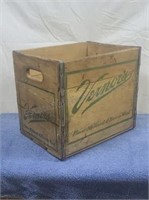 Wooden Vernor's crate. 12½×14½11.