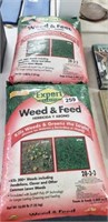 2 BAGS OF GRASS WEED AND FEED