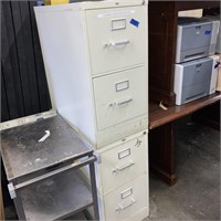 2 stacked short File cabinets