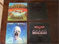 LOT OF 4 MISC. ROCK RECORDS