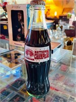 1992 Alabama National Champs Coke Bottle
