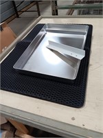 Litter tray stainless steel for ALL PETSAFE SELF