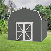 Do-it-yourself Wooden Storage Shed Brown