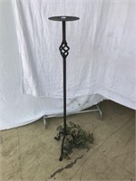Wrought Iron 45-inch h. Gothic Candle Stand