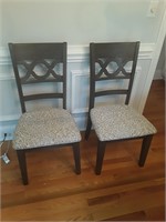Faux wood Chairs - Gray