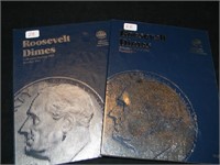 (2) Albums Roosevelt Dimes  1946-2000 (119 coins)