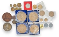 Group Of Vintage Tokens & Medals