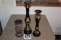 Three Candle Stands 10-20"